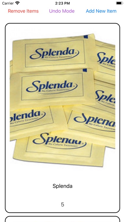 Coffee Shop Inventory