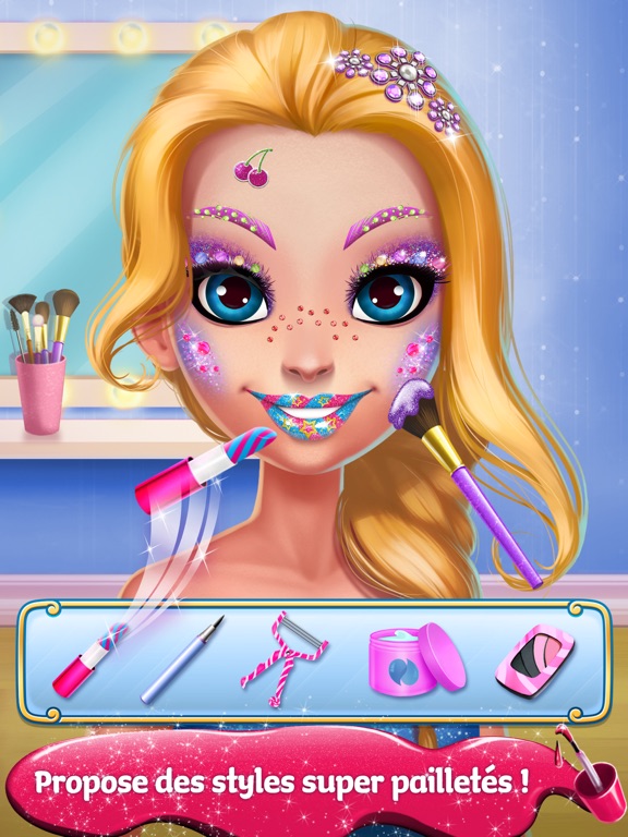 Screenshot #5 pour Salon Maquillage à paillettes