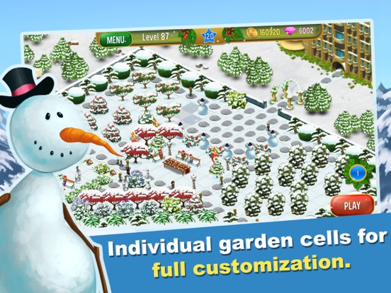 Queen's Garden: Christmas iPad screenshot 5 - Games app