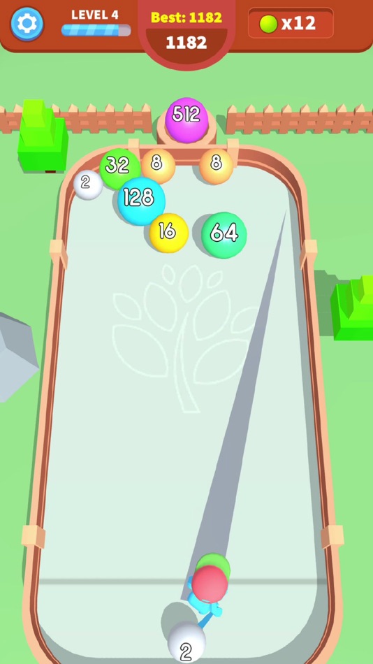 #5. 2048 Color 3D (iOS) 由: BAP