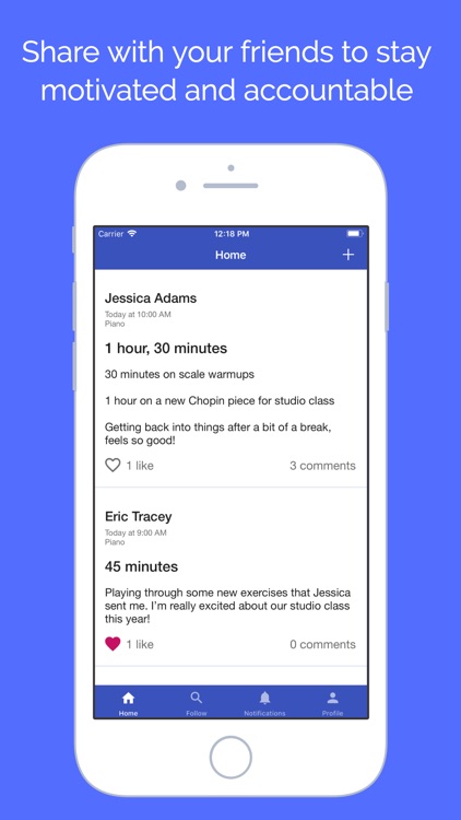 Sessions - Practice Log
