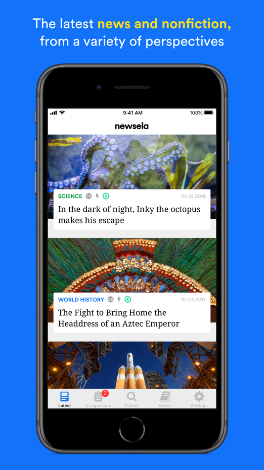 Newsela Student - 2.4.8 - (iOS)