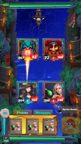 Pirate Cards - Treasure Battle screenshot