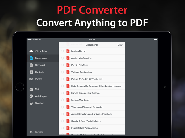‎PDF Converter by Readdle Screenshot