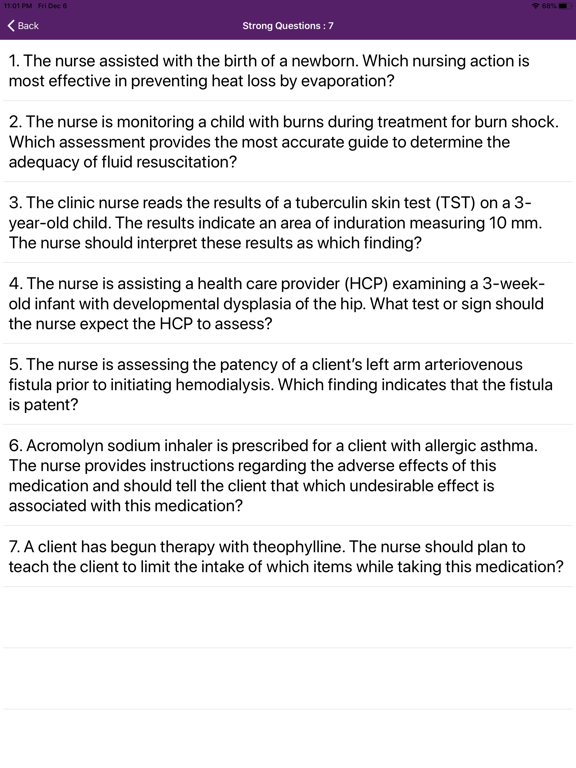 NCLEX RN Ultimate Exam Prep iPad screenshot