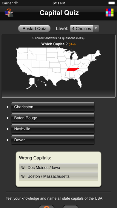 Capital Quiz screenshot1