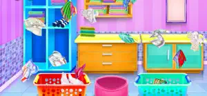 Olivias washing laundry game screenshot #2 for iPhone