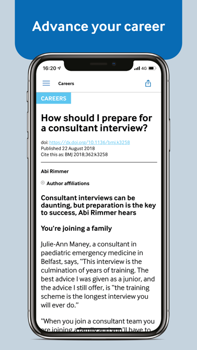 The BMJ Screenshot