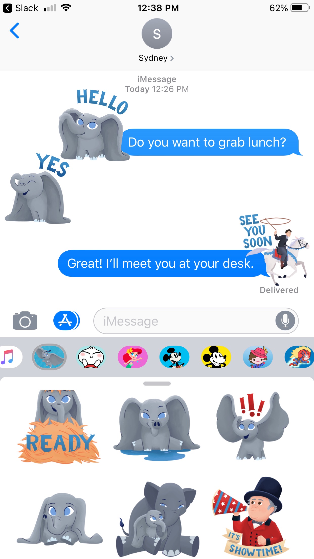 Screenshot 1 of Disney Stickers: Dumbo