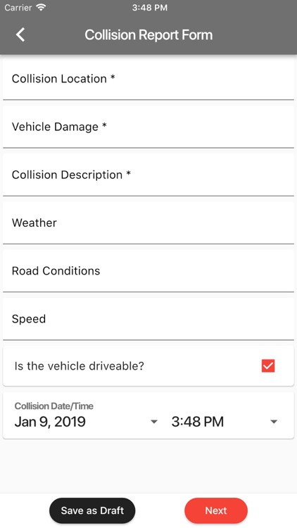 Van Excellence Pre-Use Defect