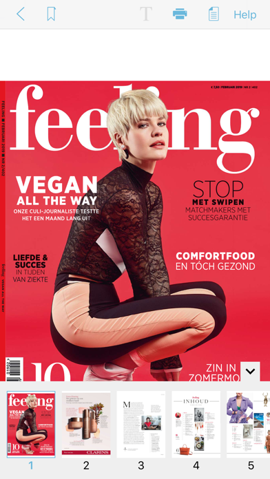 Feeling Magazine Screenshot