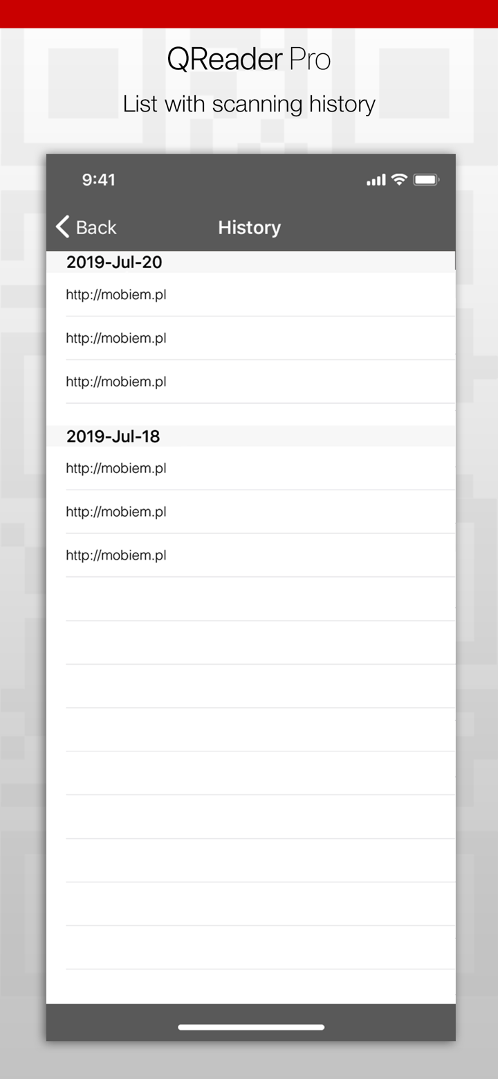 QR codes Reader Pro screenshot 3