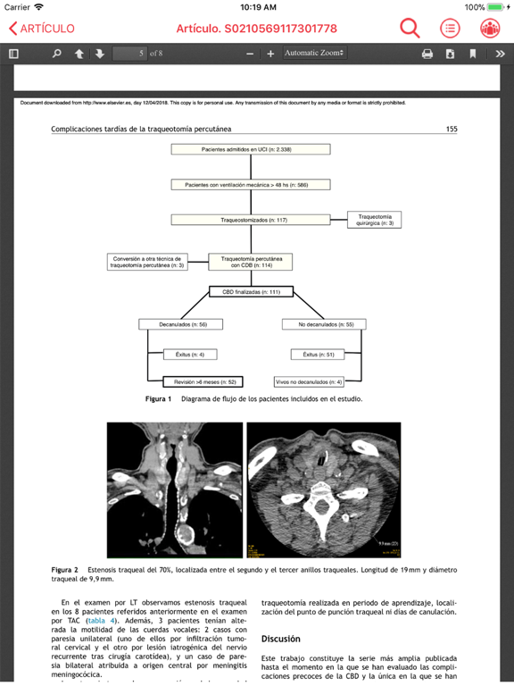 Medicina Intensiva SPA iPad screenshot 4 - Medical app