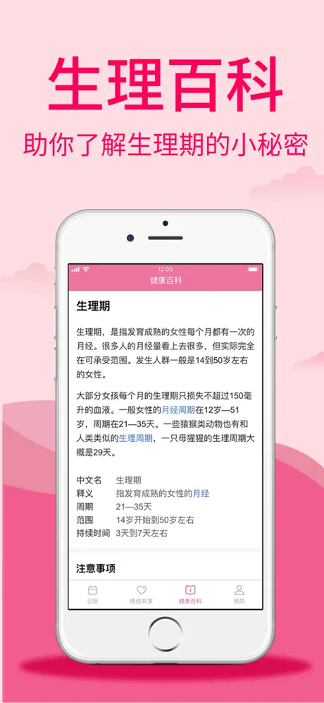 生理期日历