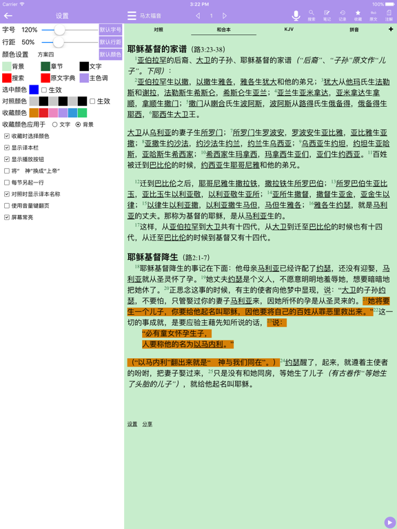 精读圣经 iPad screenshot 5 - Reference app