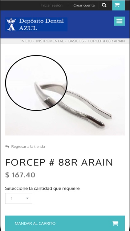 Depósito Dental Azul