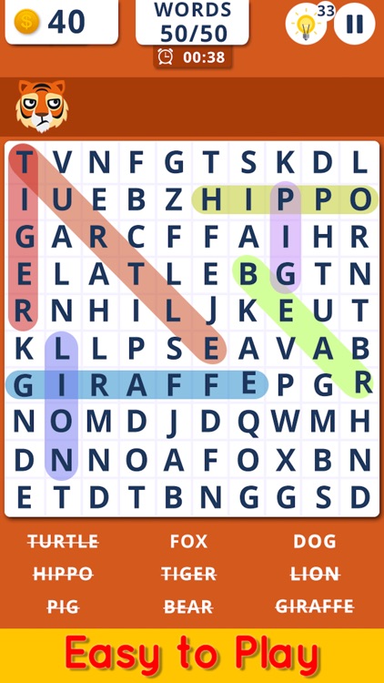 Word Search Fun Puzzle Game