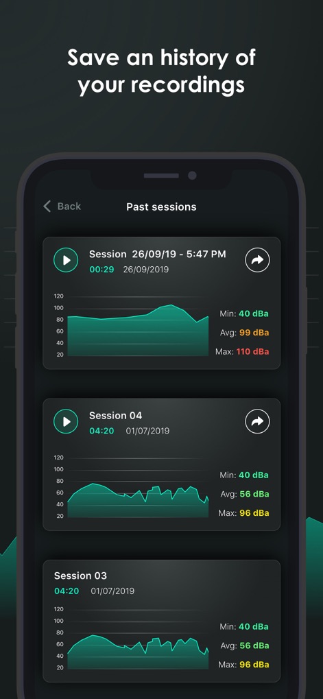 Decibel - sound level meter - Utilities App | MWM
