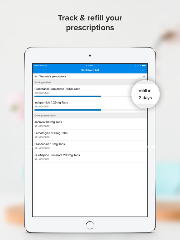 Harness Health Rx iPad screenshot 2 - Health & Fitness app