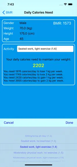 Game screenshot Health Metrics - BMI, BMR, IBW hack