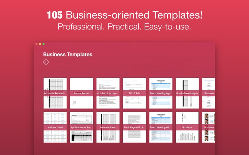 Screenshot #1 for Business Templates by Nobody