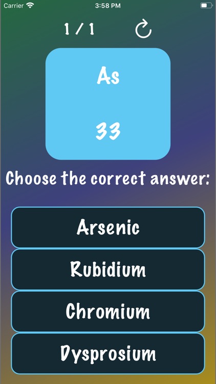 YourChemicalQuizApp screenshot-3