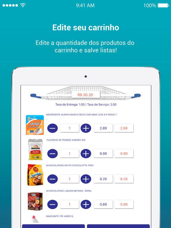Supermercado São Francisco iPad screenshot 4 - Shopping app