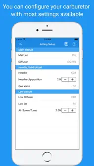 Jetting for DellOrto VHSH PRO iphone bilder 3