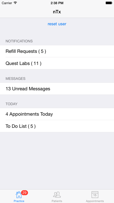 NTX Provider Screenshot