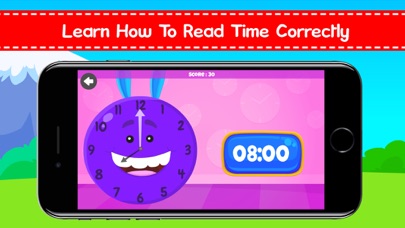 Screenshot #2 pour Telling Time For Kids + Clock