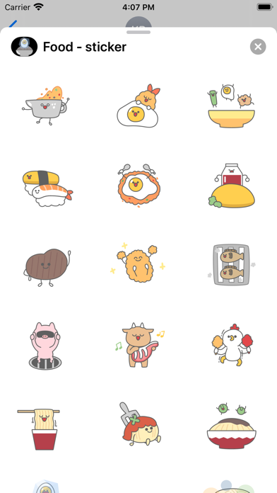 Screenshot #1 pour Food - sticker