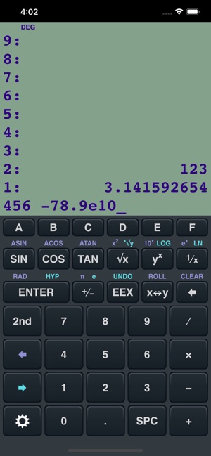 RPN Calculator 48 on the App Store