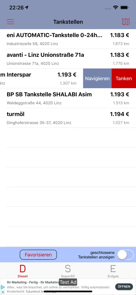 Sprudelsuche