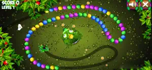 Frog Marble shooter screenshot #2 for iPhone