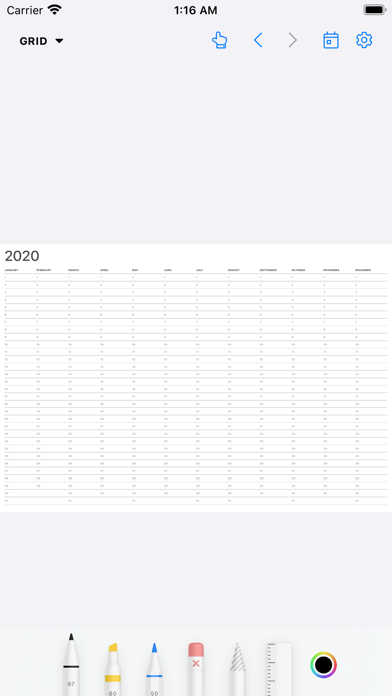 Pencil Planner & Draw Calendar Screenshot