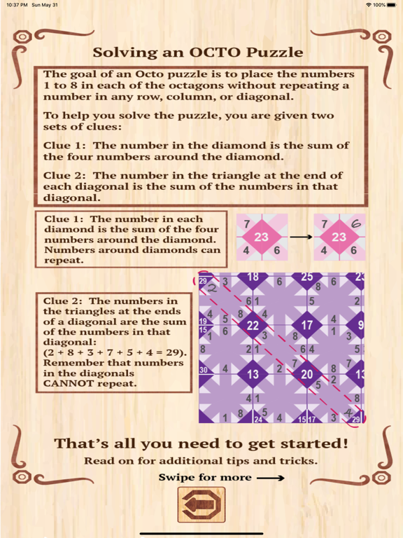 OCTO Logic Puzzle iPad screenshot 1 - Games app