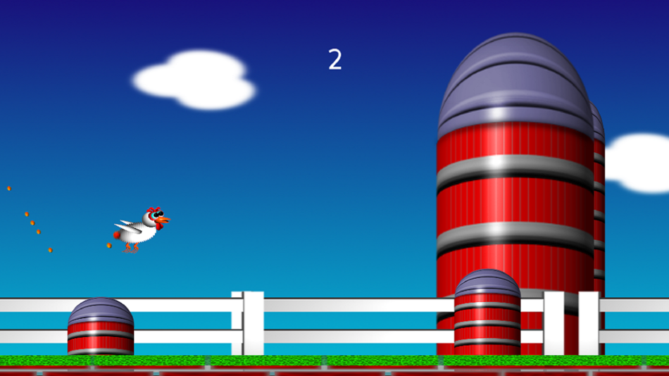 #1. Chicken Drop. (iOS) 由: Anthony Hindle
