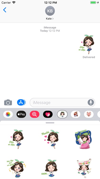 Nhãn Dán Tiểu Học Sinh