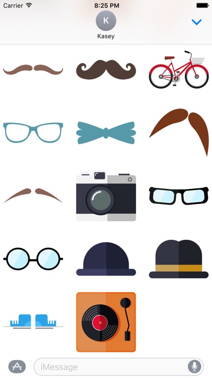 Hipster Stickers Pack