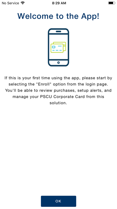 PSCU Corporate Cards Screenshot
