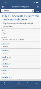 Collins Spanish-English screenshot #3 for iPhone