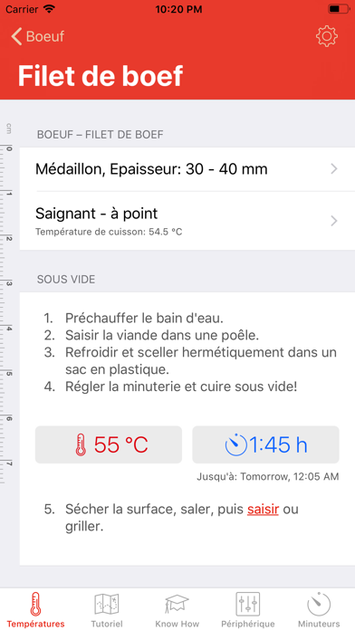 Screenshot #2 pour Sous Vide °Celsius