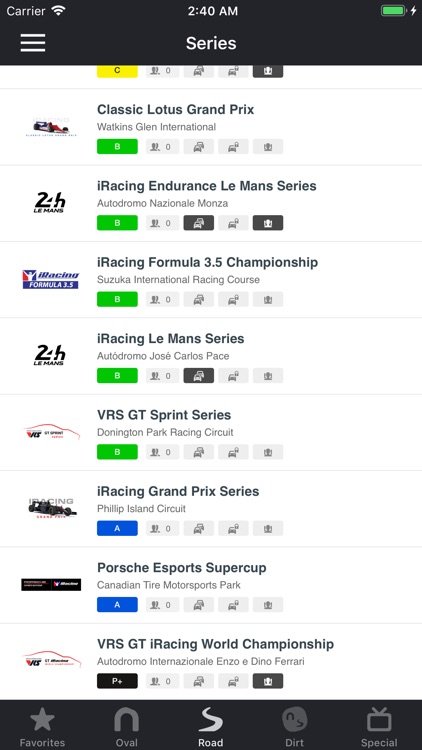 iSchedule for iRacing