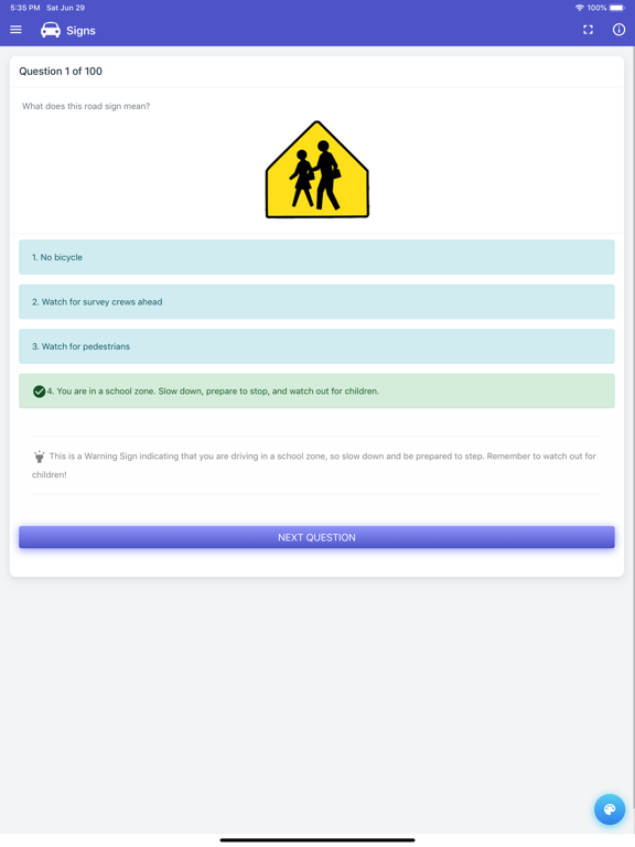 Screenshot #4 pour Alabama DMV Permit Test