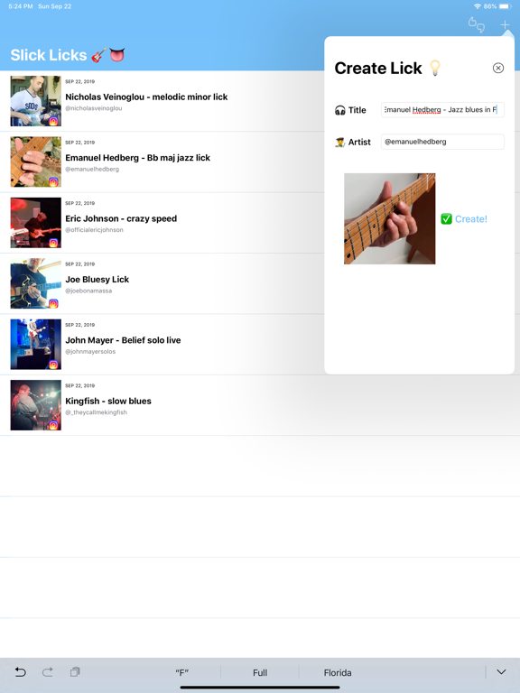 Screenshot #6 pour Slick Licks