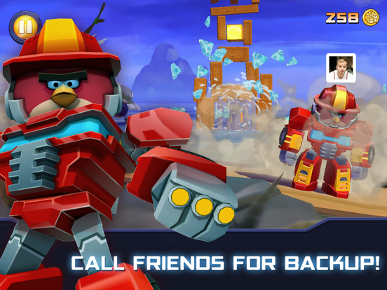 Angry Birds Transformers iPad app afbeelding 3