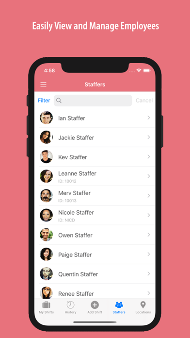 Staffer Screenshot