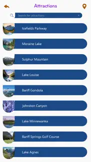 banff national park tourism iphone screenshot 3