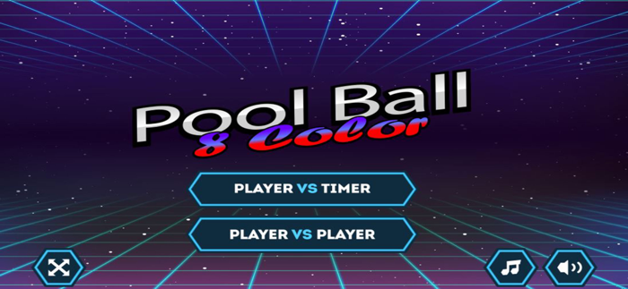 Pool Ball 8 Color