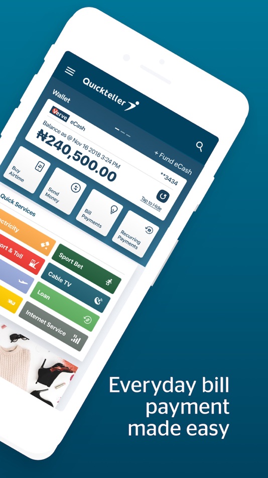 #2. Quickteller -Payments & Wallet (iOS) 게시자: Interswitch Limited